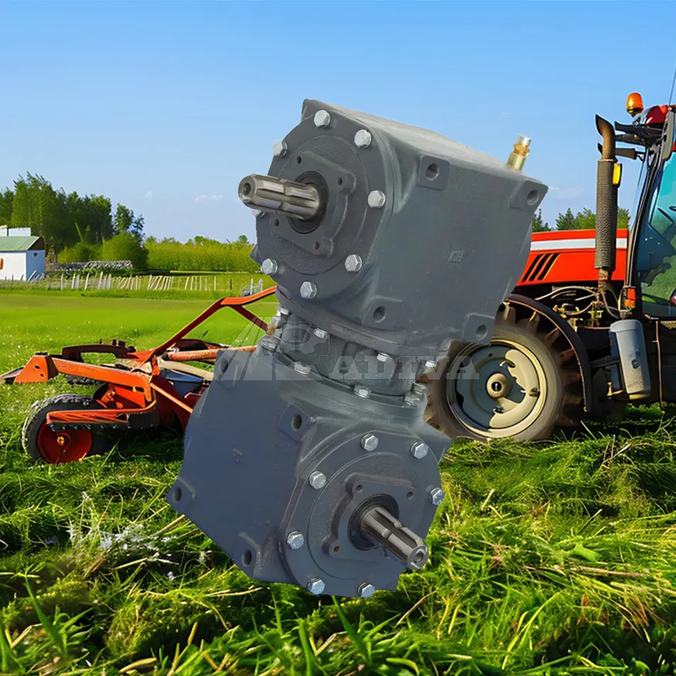 Agricultural Gearbox Lawn Mower Silage Machine for Cutterbar Tractor-Traction Rotation Disc Mower Gear Box