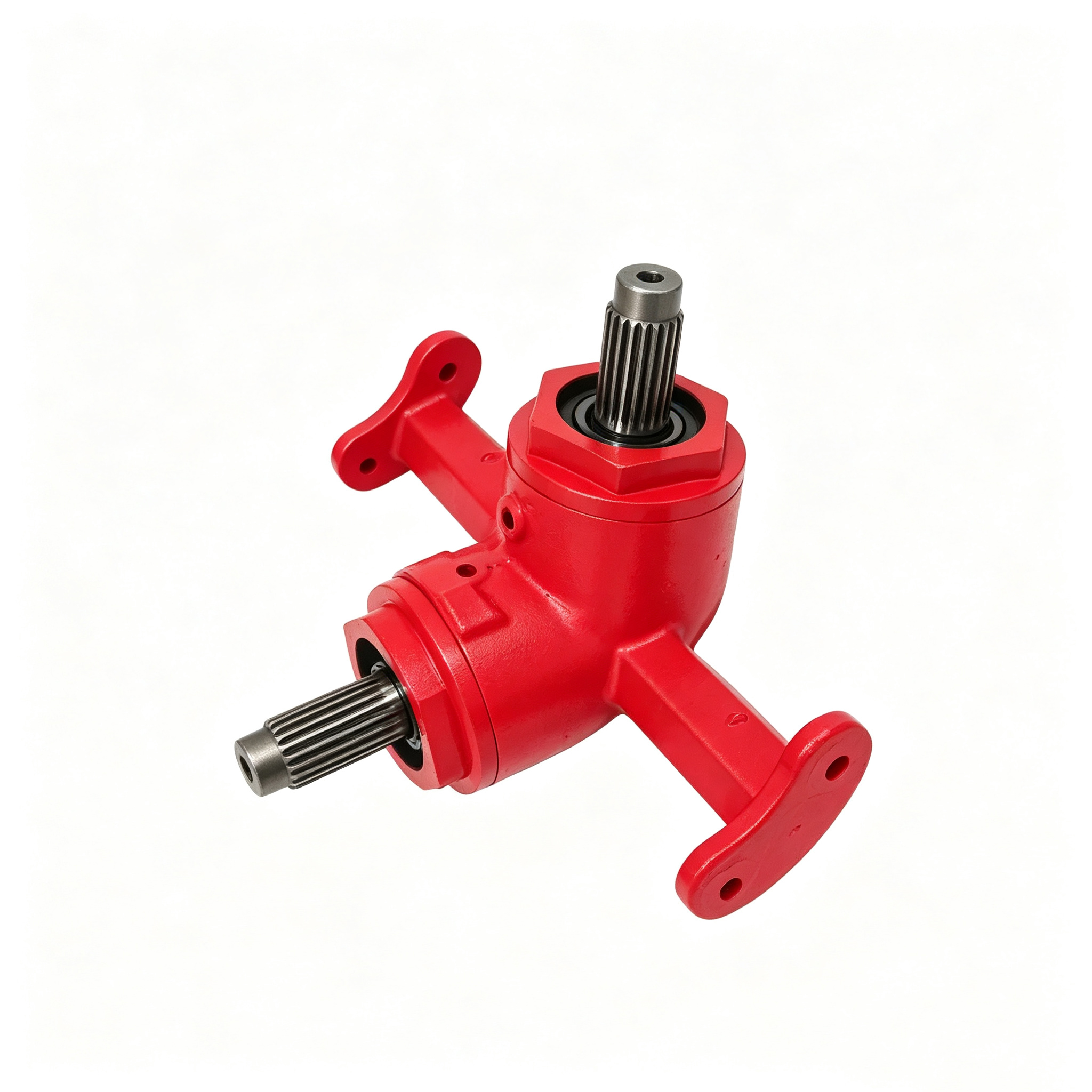 KLF-SH162 Corn Grain Harvester Gearbox 1:1 Ratio Right Angle Bevel Reducer for Corn Picker Machine