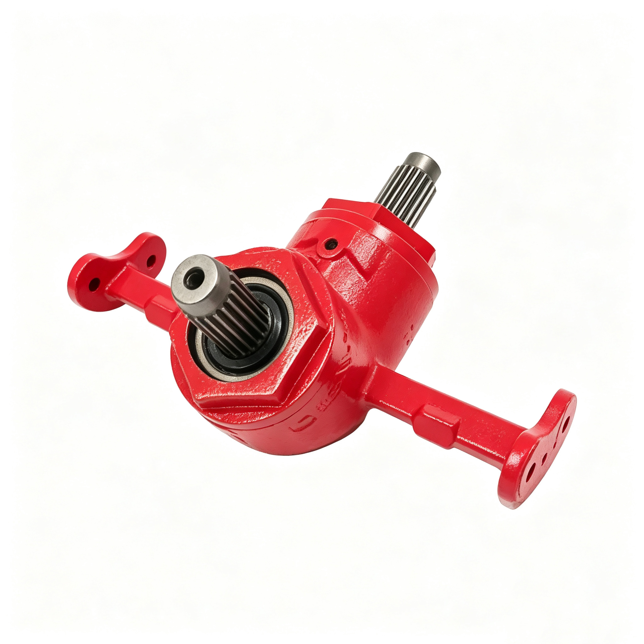 KLF-SH162 Corn Grain Harvester Gearbox 1:1 Ratio Right Angle Bevel Reducer for Corn Picker Machine