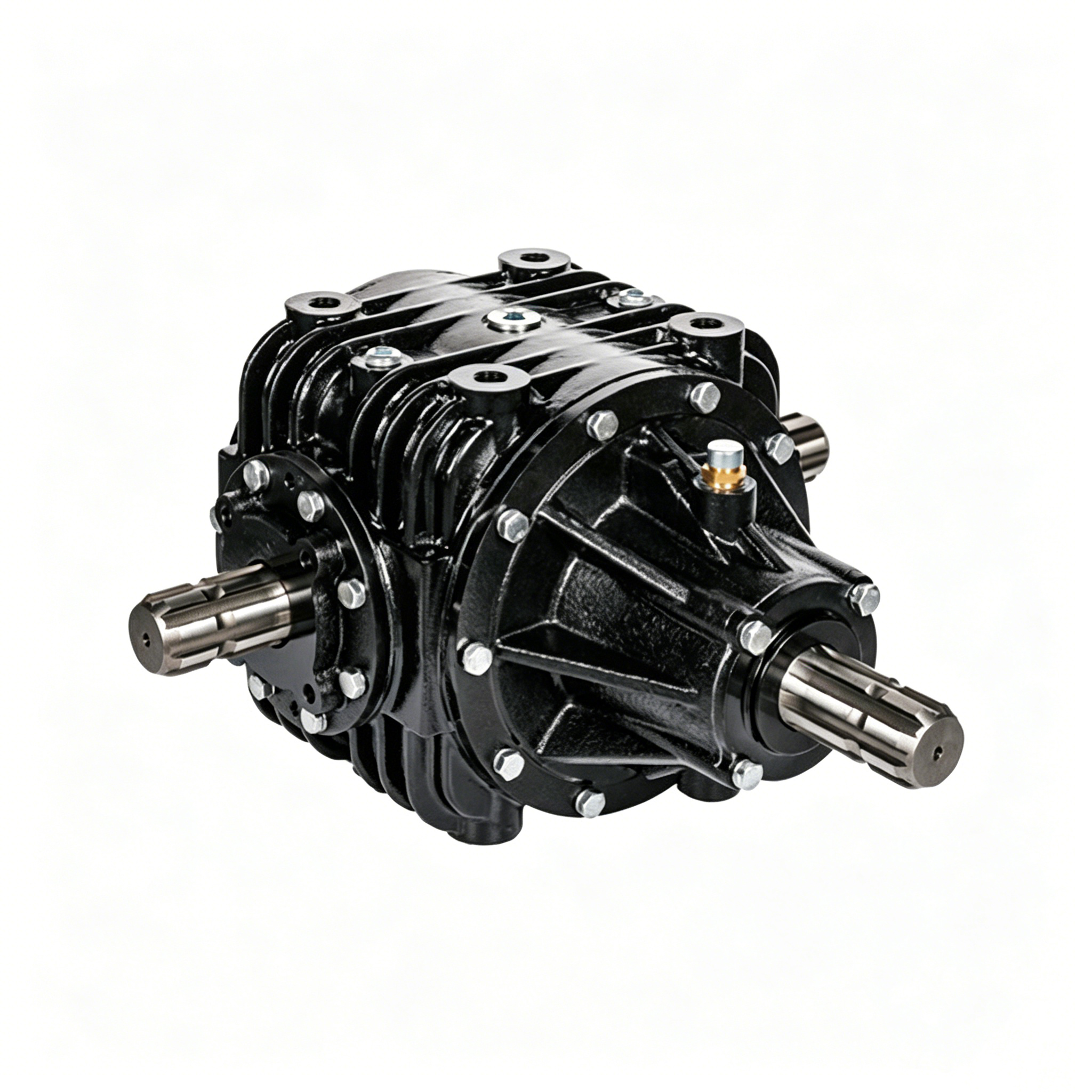 KLF2803 Heavy Duty Flail Mower Speed Up Gearbox Multiple Ratio Agricultural Bevel Gearbox for Straw Crusher & Residue Shredder